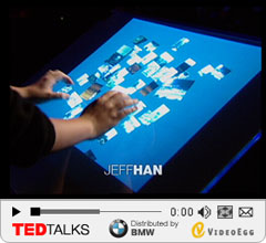 Multi-Touch User Interface - Der Erfinder Jeff Han auf der TED Conference